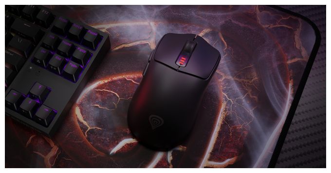 10000 DPI Gaming Maus Optisch  Zircon 500 (Schwarz) 