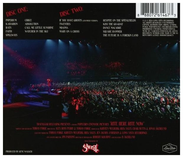 Ghost - Rite Here Rite Now (Ltd. CD) 