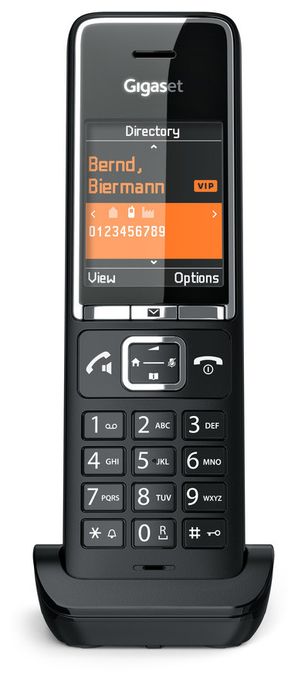 Analoges/DECT-Telefon  550HX (Schwarz) 