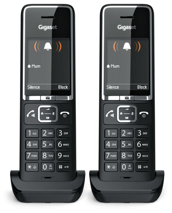 Analoges/DECT-Telefon  Comfort 550HX Duo (Schwarz) 