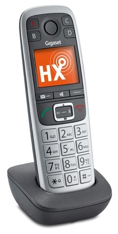 Analoges/DECT-Telefon  E560HX Großtastentelefon (Grau, Silber) 