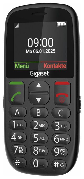 2G Smartphone 5,59 cm (2.2 Zoll) 0,3 MP Single SIM  GL395 (Schwarz) 