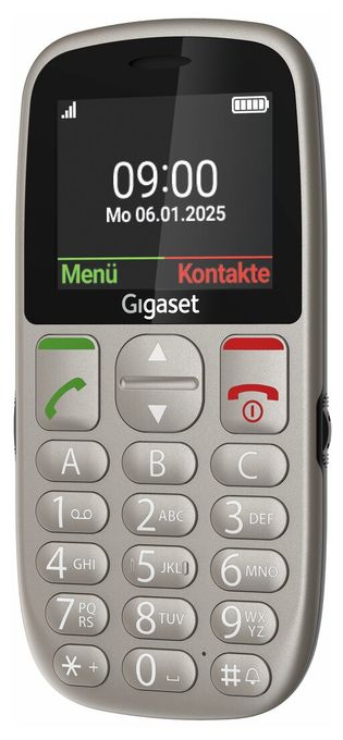 2G Smartphone 5,59 cm (2.2 Zoll) 0,3 MP Single SIM (Titanium silver) GL395 