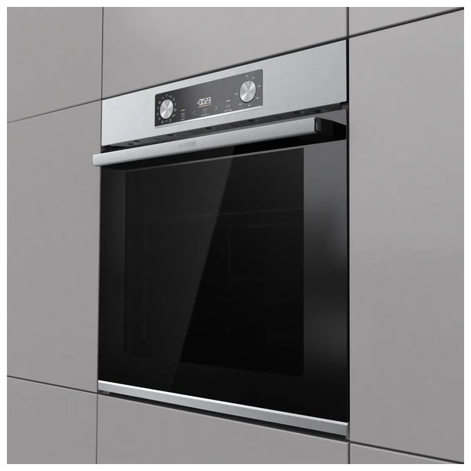 Einbaubackofen maxi Dampfgaren AutoClean (Edelstahl) BPS6737E14X 