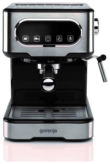 Siebträger Kaffeemaschine 15 bar  ESCM15DBK (Schwarz, Edelstahl) 