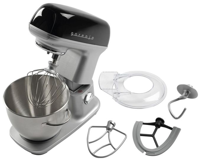 1000 W Küchenmaschine 4,5 l  MMC1000RLBK (Schwarz, Metallisch) 