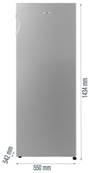 242 l / 242 l Tischkühlschrank EEK: E 104 kWh Jahr  R4142PS (Grau) 