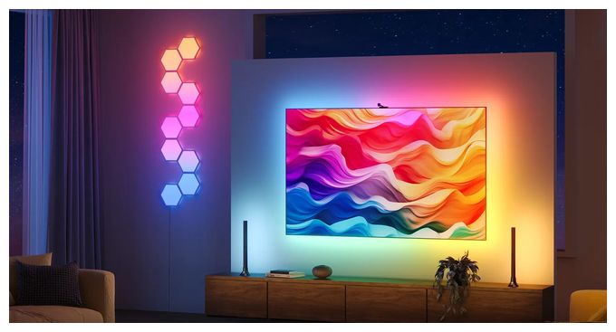 LED Intelligenter Leuchtstreifen Multi H6098 Netflix Envisual TV Backlight für 55-65" TVs 
