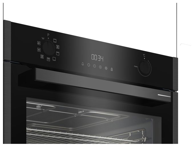 Einbaubackofen groß Dampfgaren AutoClean GEBM19300DXP 