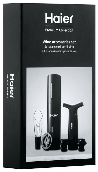  HAWUKIT06 Elektrisches Weinset (Schwarz) 