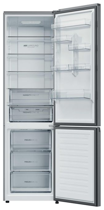 289 l / 120 l Kühl-Gefrierkombi freistehend NoFrost 114 kWh Jahr  HDPR1620ANPK (Edelstahl) 