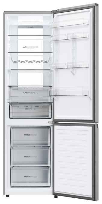 289 l / 120 l Kühl-Gefrierkombi freistehend NoFrost 92 kWh Jahr  HDPW7620AANPK (Edelstahl) 