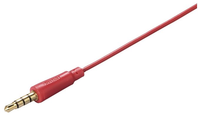 0177047 In-Ear Kopfhörer kabelgebunden (Rot) 