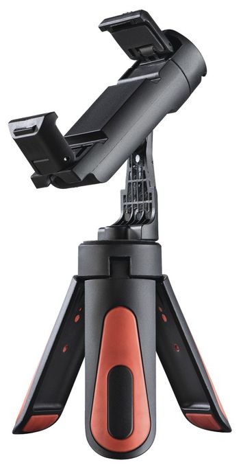 3 Bein(e) Stativ Smartphone/Tablet  004649 Pocket II Rotation (Schwarz, Rot) 