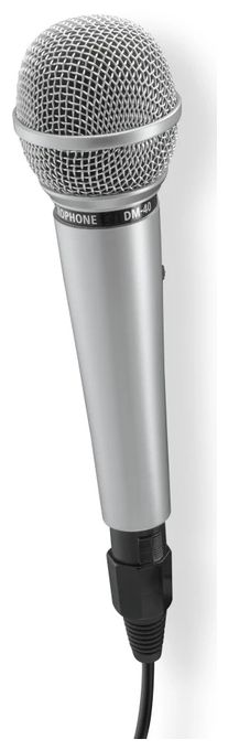 Kabelgebunden  046004 Jam Star Kabelgebunden Karaoke-Mikrofon 3,5 mm (1/8")  Silber (Silber) 