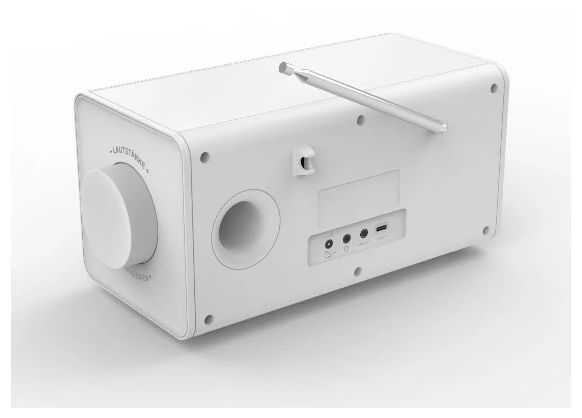 Bluetooth DAB, DAB+, FM Radio Persönlich  054297 DR1001BT (Weiß) 