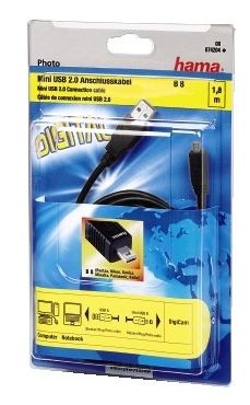 0,48 Gbit/s Stecker USB A auf 1,8 m  074204 (Schwarz) 