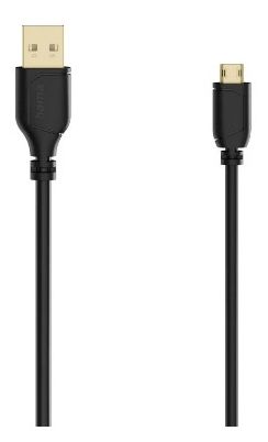 0,48 Gbit/s Rundkabel USB A auf Micro-USB A 0,75 m  074264 (Schwarz) 