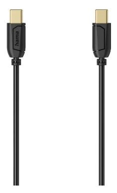 0,48 Gbit/s Rundkabel USB C auf USB C 0,75 m  074266 (Schwarz) 