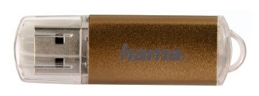 USB Typ-A Stick 32 GB  091076 Laeta (Braun, Transparent) 