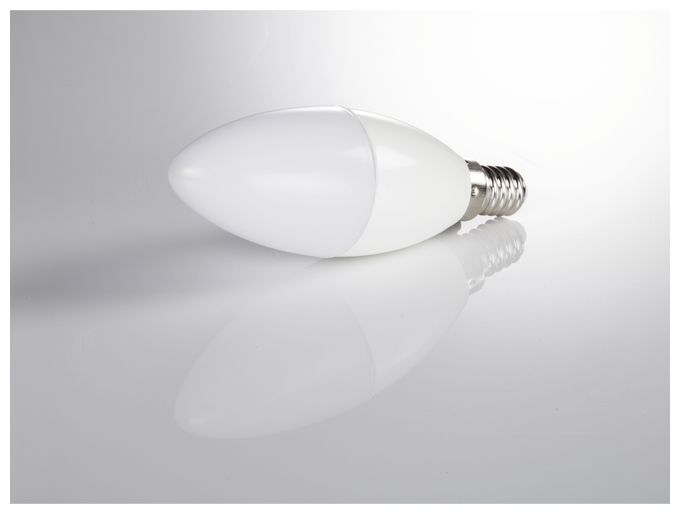 LED Lampe Kerze E14 EEK: F 470 lm Neutralweiß (4000K) entspricht 40 W 112692 