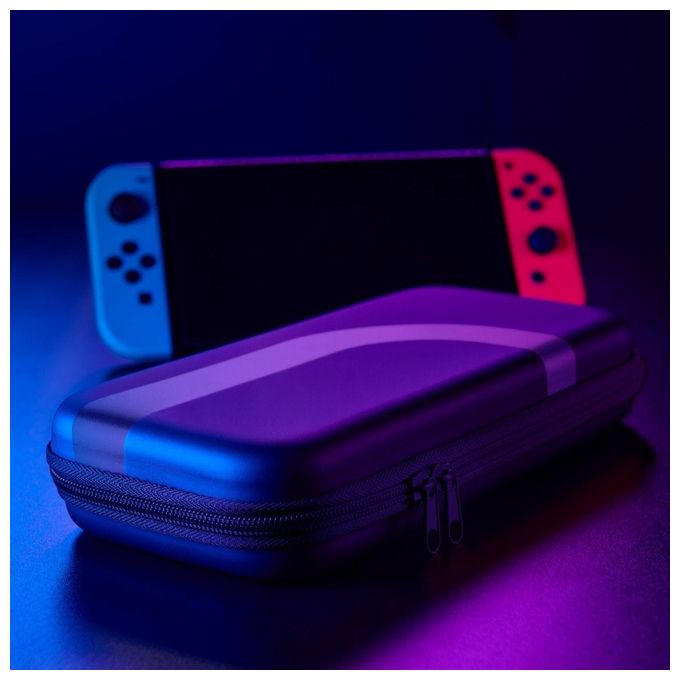 Gaming-Controllergehäuse Nintendo Switch  115518 Transporttasche (Schwarz, Grau) 