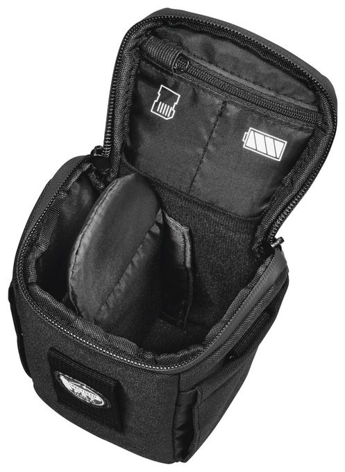 Kameratasche für Jede Marke 80 x 75 x 130 mm  121334 Matera 90 (Schwarz) 