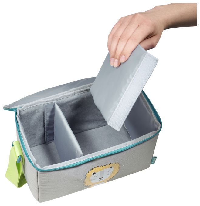  132433 Lucky Lion - Tasche für Tonie Box (Grün, Grau) 