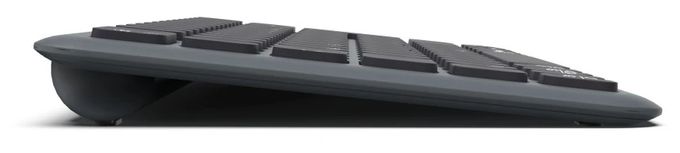 Heimbüro Tastatur RF Wireless + Bluetooth 2.4 GHz (Schwarz, Dunkles Grau) 173059 WK-500 