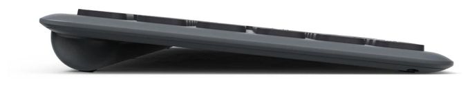 Heimbüro Tastatur RF Wireless + Bluetooth 2.4 GHz (Schwarz, Dunkles Grau) 173063 WK-550 