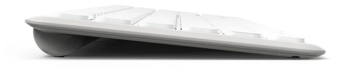 Heimbüro Tastatur RF Wireless + Bluetooth 2.4 GHz  173064 WK-550 (Grau, Weiß) 