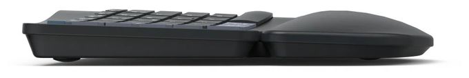 Heimbüro Tastatur RF Wireless + Bluetooth 2.4 GHz (Schwarz, Blau, Dunkles Grau) 173071 WK-900 Ergo 
