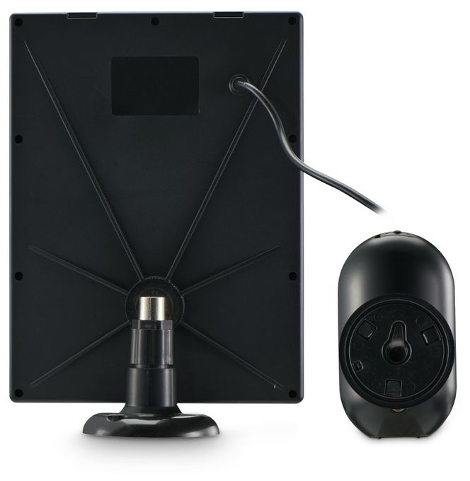 IP-Sicherheitskamera IP65 Außen  176648 Überwachungskamera mit Solar (Schwarz) 