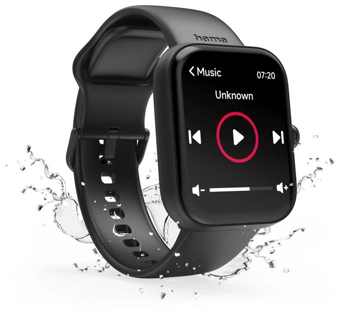 Digital 47 mm Smartwatch Rechteckig IP68  178614 5000 (Schwarz) 