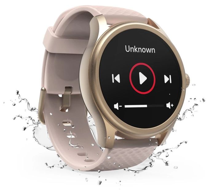 Digital 46 mm Smartwatch Rund IP68  178616 5010 (Roségold) 