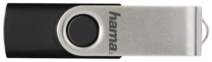 USB Typ-A Stick 8 GB  181059 Rotate (Schwarz, Silber) 