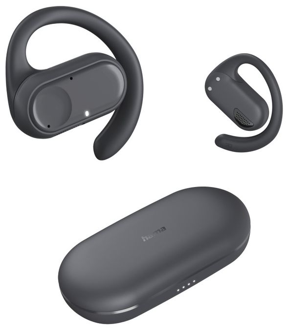 In-Ear Bluetooth Kopfhörer Kabellos TWS 6 h Laufzeit  184091 Spirit Open (Schwarz) 