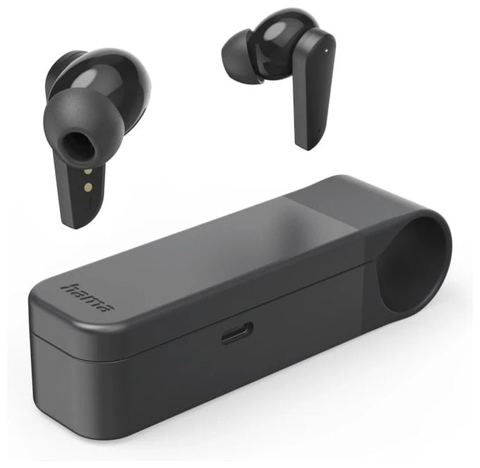 In-Ear Bluetooth Kopfhörer Kabellos TWS 6 h Laufzeit  184180 Spirit Pocket II (Schwarz) 