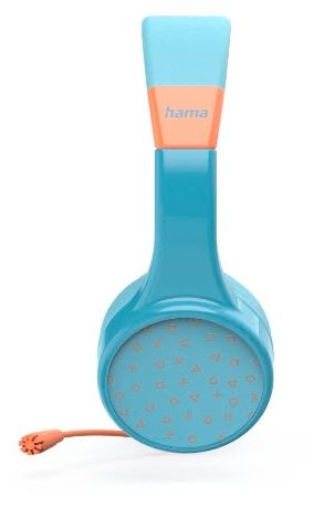 Ohraufliegender Bluetooth Kopfhörer kabellos 48 h Laufzeit USB Typ-C  184182 Teens Guard II (Blau, Orange) 