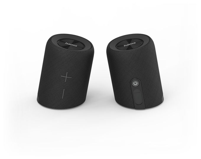 30 W Bluetooth Lautsprecher IP67 Laufzeit bis 10 h  188222 Twin 3.0 (Schwarz) 