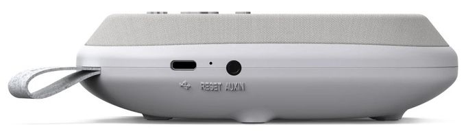 3 W Bluetooth Lautsprecher Laufzeit bis 20 h  188244 Calm (Grau, Weiß) 
