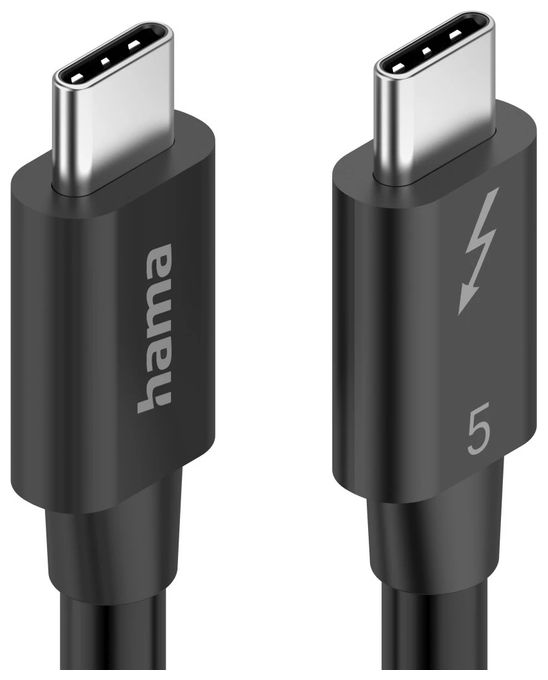 80 Gbit/s Stecker USB C auf USB C bis 240 W 1 m  200796 (Schwarz) 