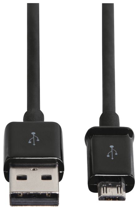 0,48 Gbit/s Stecker USB A auf Micro-USB B 0,9 m  200904 (Schwarz) 