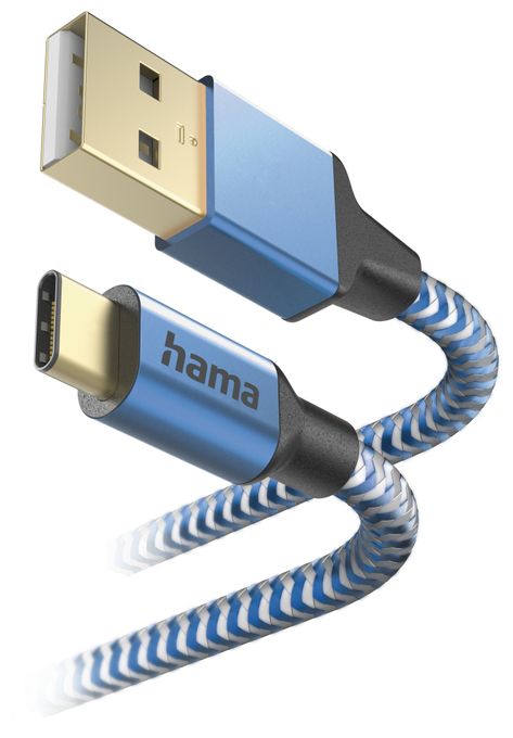 0,48 Gbit/s Stecker USB A auf USB C 1,5 m  201558 Reflective (Blau) 