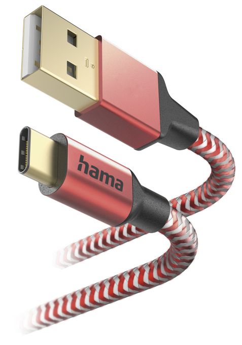 0,48 Gbit/s Stecker USB A auf USB C 1,5 m  201559 Reflective (Rot) 