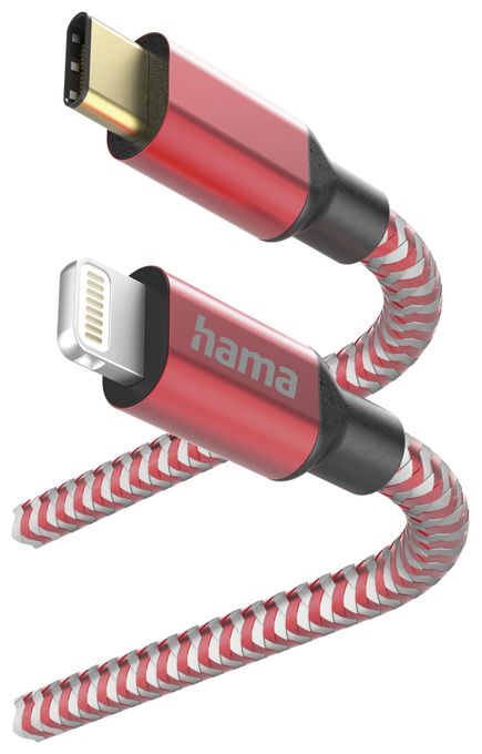 Stecker Lightning auf USB C 1,5 m  201562 Reflective (Rot) 