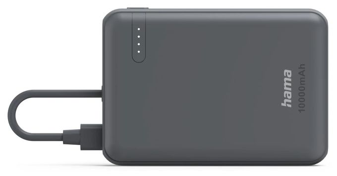 10000 mAh Powerbank USB Typ-C  201739 Power Pack Travel (Anthrazit) 