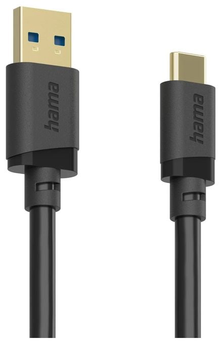 5 Gbit/s Stecker USB A auf USB C 0,25 m  202004 (Schwarz) 