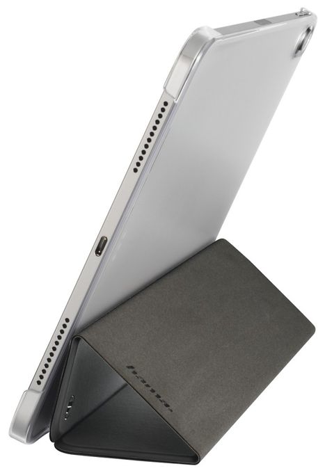 Flip case aus Kunststoff für Apple iPad Air 10.9" (4. Gen/2020) bis 27,7 cm (10.9") Staubresistent, Kratzresistent mit Magnetverschluss (Schwarz, Transparent) 216409 Fold Clear 