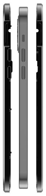 Cover für Apple iPhone 13 (Schwarz, Transparent) 217008 360° Glass 